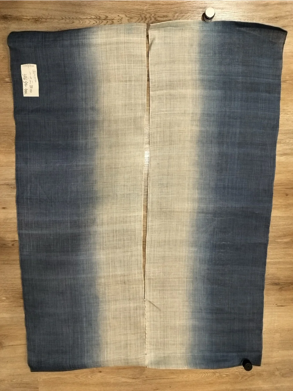 Authentic Kyoto Japanese Indigo Dyed Linen Noren Doorway Curtain W/ Box